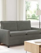vidaXL Диван Светлосиво 156 x 81 x 875 см Текстил