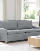vidaXL Диван Светлосиво 196 x 81 x 875 см Текстил