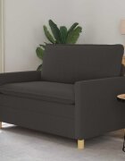 vidaXL Диван Тъмносиво 126 x 81 x 875 см Текстил