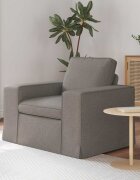 vidaXL Диван Таупе 103 x 80 x 82 см текстил