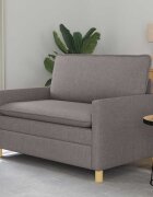vidaXL Диван Таупе 126 x 81 x 875 см Текстил