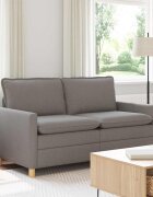 vidaXL Диван Таупе 156 x 81 x 875 см Текстил