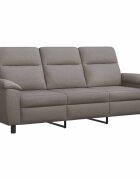 vidaXL Диван Таупе 214 x 90 x 95 см Текстил