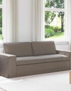 vidaXL Диван Таупе 222 x 80 x 82 см текстил