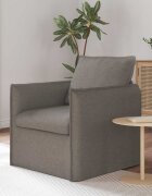 vidaXL Диван Таупе 75 x 82 x 85 см текстил