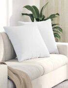 vidaXL Диван възглавници 2 бр. текстил Бяло 60 x 60 cm