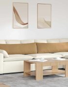 vidaXL Диван възглавници 2 pcs Кафяво 145 x 40 см Кордюрова тъкан