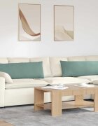 vidaXL Диван възглавници 2 pcs Морско зелено 120 x 40 cm
