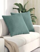 vidaXL Диван възглавници 2 pcs Морско зелено 60 x 60 cm