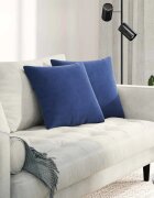 vidaXL Диван възглавници 2 pcs Полицейско синьо 45 x 45 cm