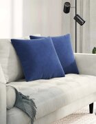vidaXL Диван възглавници 2 pcs Полицейско синьо 50 x 50 cm