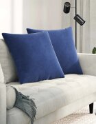 vidaXL Диван възглавници 2 pcs Полицейско синьо 60 x 60 cm