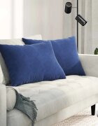vidaXL Диван възглавници 2 pcs Полицейско синьо 70 x 50 cm