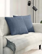 vidaXL Диван възглавници 2 pcs Синьо 50 x 50 cm Кордюрова тъкан