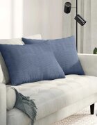vidaXL Диван възглавници 2 pcs Синьо 70 x 50 cm Кордюрова тъкан