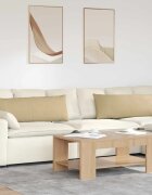 vidaXL Диван възглавници 2 pcs Сивозелен 120 x 40 cm Кордюрова тъкан