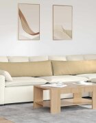 vidaXL Диван възглавници 2 pcs Сивозелен 145 x 40 см Кордюрова тъкан