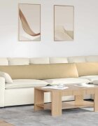 vidaXL Диван възглавници 2 pcs Сивозелен 200 x 40 см Кордюрова тъкан