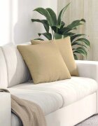 vidaXL Диван възглавници 2 pcs Сивозелен 45 x 45 cm Кордюрова тъкан