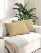 vidaXL Диван възглавници 2 pcs Сивозелен 60 x 40 cm Кордюрова тъкан