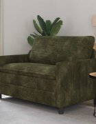 vidaXL Диван Зелено 126 x 81 x 875 см Полиестер