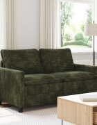 vidaXL Диван Зелено 156 x 81 x 875 см Полиестер
