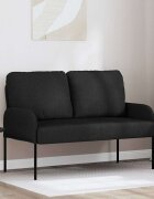 vidaXL Дивани с възглавница 110cm Черно Шперплат