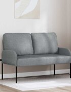 vidaXL Дивани с възглавница 110cm Светлосиво Шперплат