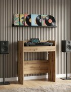 vidaXL DJ маса Дъб артизан 62 x 45 x 102 см Инженерна дървесина