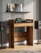 vidaXL DJ маса Дъбова дървесина 62 x 45 x 102 см Инженерна дървесина