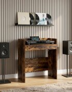 vidaXL DJ маса Опушен дъб 62 x 45 x 102 см Инженерна дървесина