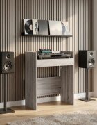 vidaXL DJ маса Сив Сонома 62 x 45 x 102 см Инженерна дървесина