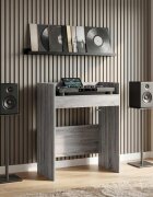 vidaXL DJ маса Сив Сонома 82 x 45 x 102 см Инженерна дървесина