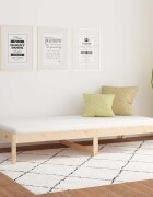 vidaXL Дневно легло 90x190 см Single борово дърво масив