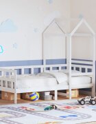 vidaXL Дневно легло с покрив без матрак 80x200 cm Масивна дървесина