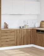 vidaXL Долен шкаф "Lyon" дъб Artisan 60x46x815 см инженерно дърво