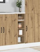 vidaXL Долен шкаф "Рига" дъб Artisan 20x445x815 см инженерно дърво