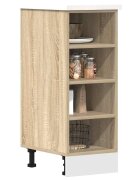vidaXL Долен шкаф "Рига" дъб сонома 30x445x815 см инженерно дърво