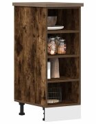 vidaXL Долен шкаф "Рига" опушен дъб 30x445x815 см инженерно дърво