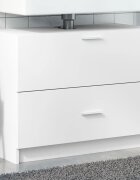 vidaXL Долен шкаф за мивка бял 78x37x59 см инженерно дърво