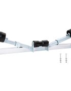 vidaXL Долна поддръжка на ремаркето за лодки 905 x 12 x 32 см