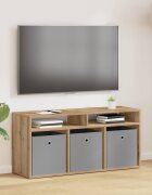 vidaXL Долно шкафче 102 x 32 x 485 см Дъб
