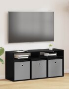 vidaXL Долно шкафче с чекмедже Черния дъб 102 x 32 x 485 см