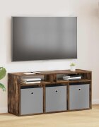vidaXL Долно шкафче с чекмедже Димян дъб 102 x 32 x 485 см