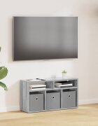 vidaXL Долно шкафче с чекмедже Сив Сонома 72 х 225 х 38 см