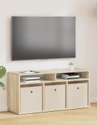 vidaXL Долно шкафче с чекмедже Сонома дъб 102 x 32 x 485 см