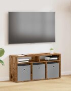 vidaXL Долно шкафче с чекмедже Старо дърво 87 x 275 x 43 см