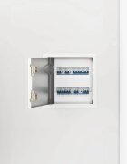 vidaXL Достъпен панел 2 бр. Бяло 23 x 23 x 3 см Стомана