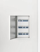 vidaXL Достъпен панел Бяло 33 x 23 x 3 см Стомана