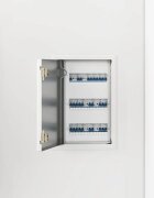 vidaXL Достъпен панел Бяло 33 x 23 x 3 см Стомана